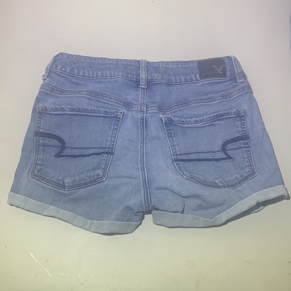 American Eagle Outfitters Super Stretch jean shorts sz 6 - Picture 2 of 2